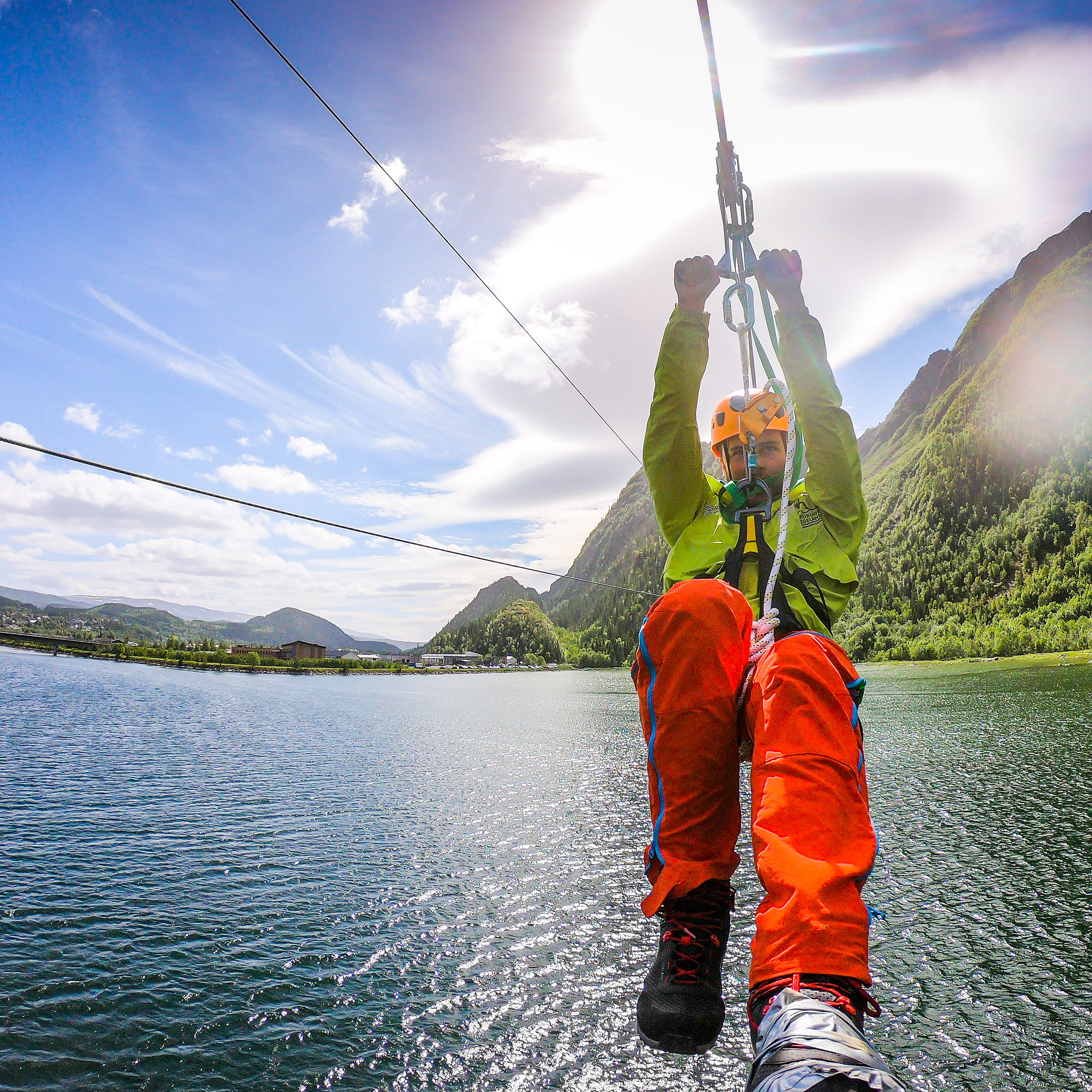 Via Ferrata og Zipline