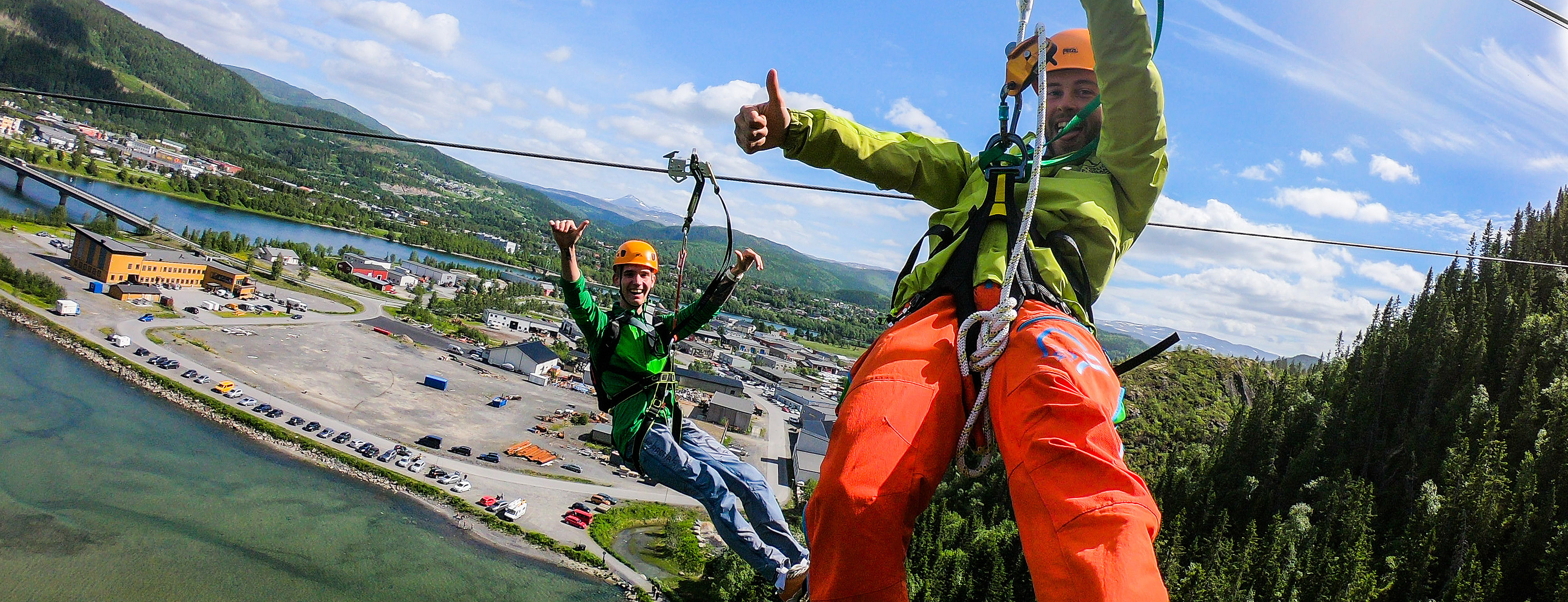Via Ferrata og Zipline