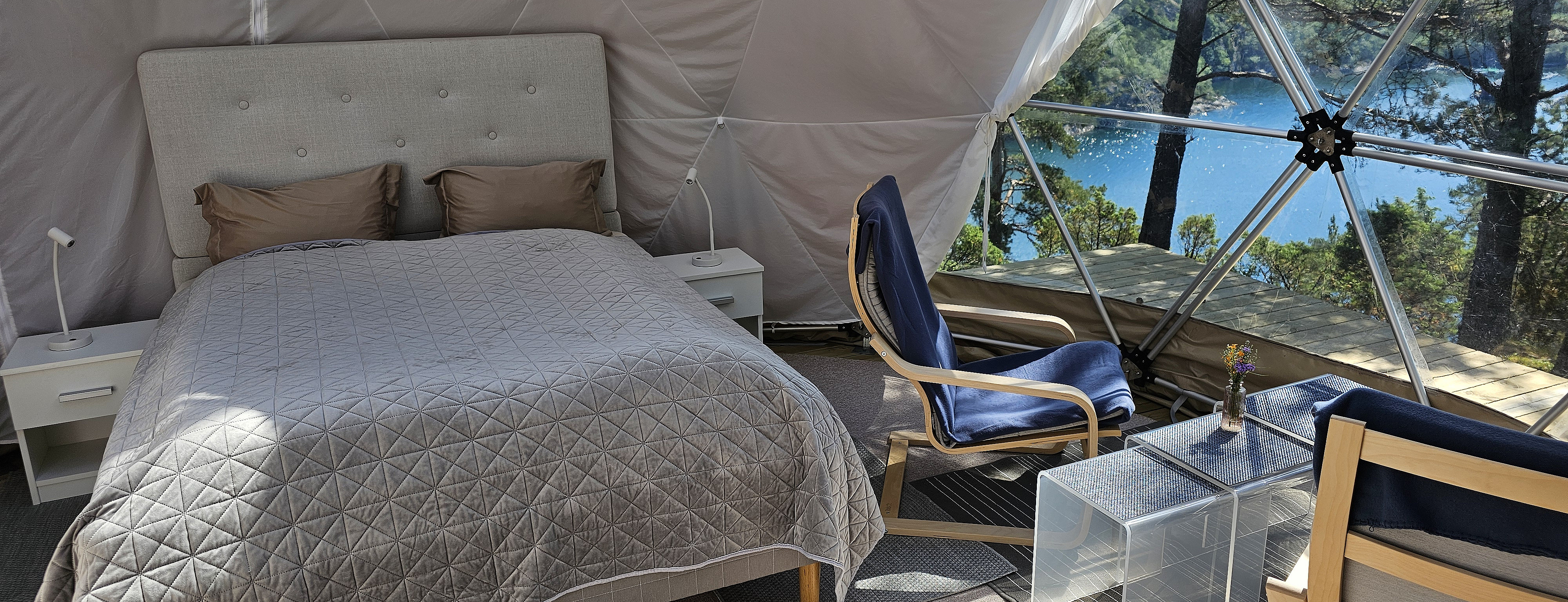 Dome, jacuzzi & sauna