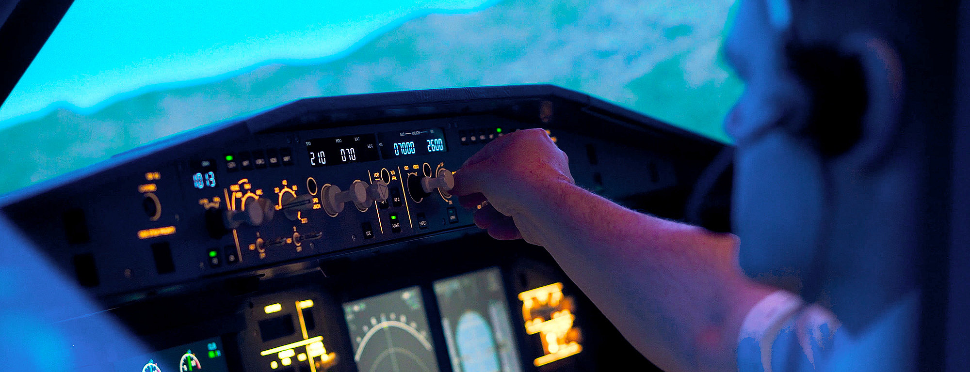 Airbus flysimulator for to