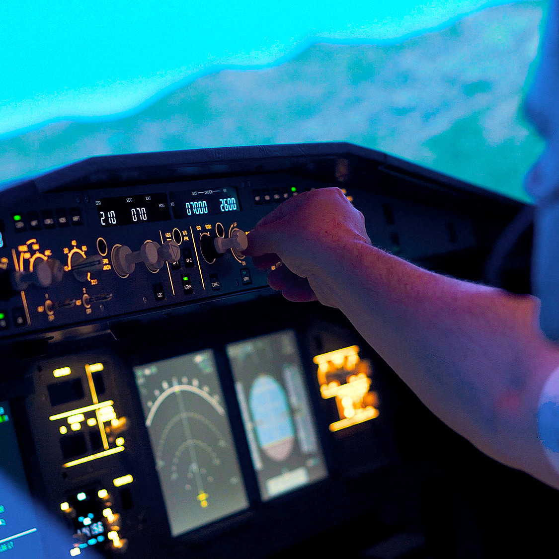 Airbus flysimulator