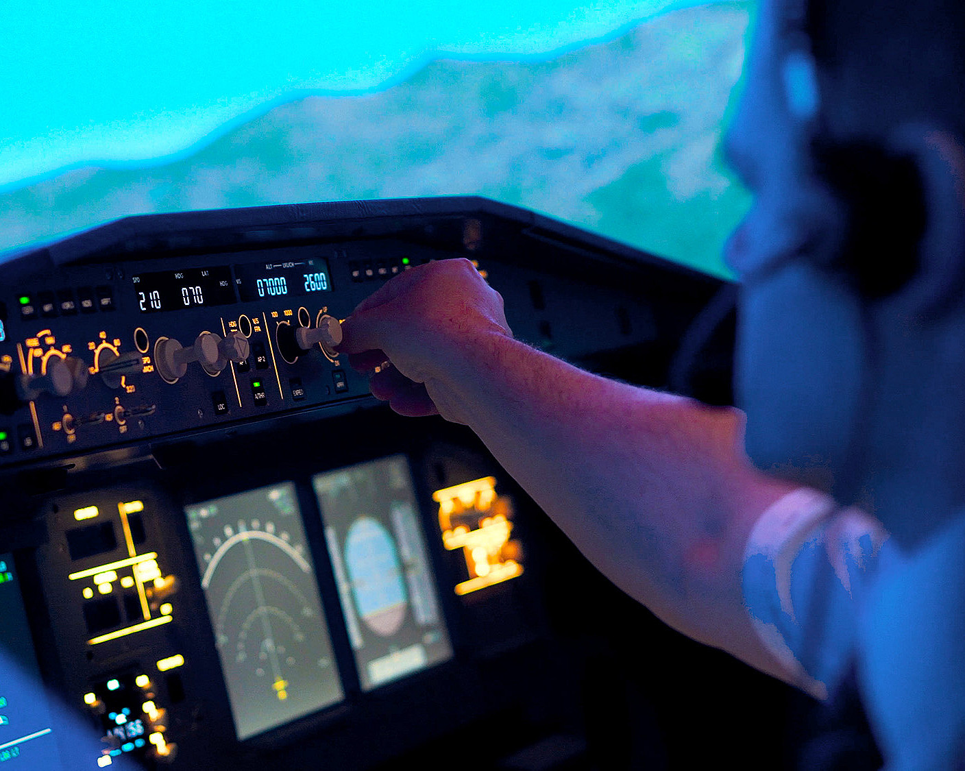 Airbus flysimulator