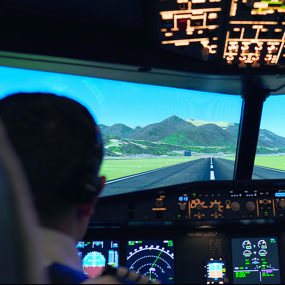 Airbus flysimulator