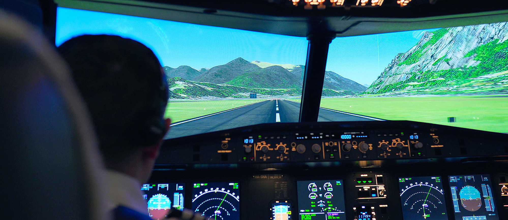 Airbus flysimulator