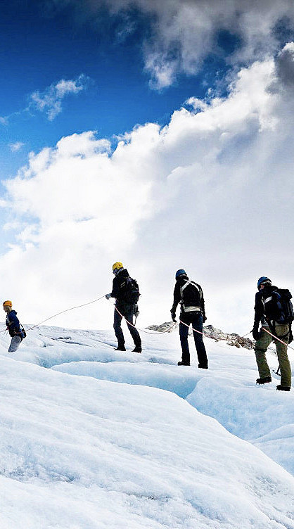 Glacier hike på blåis