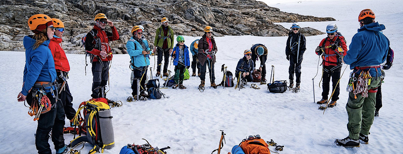 Glacier hike på blåis