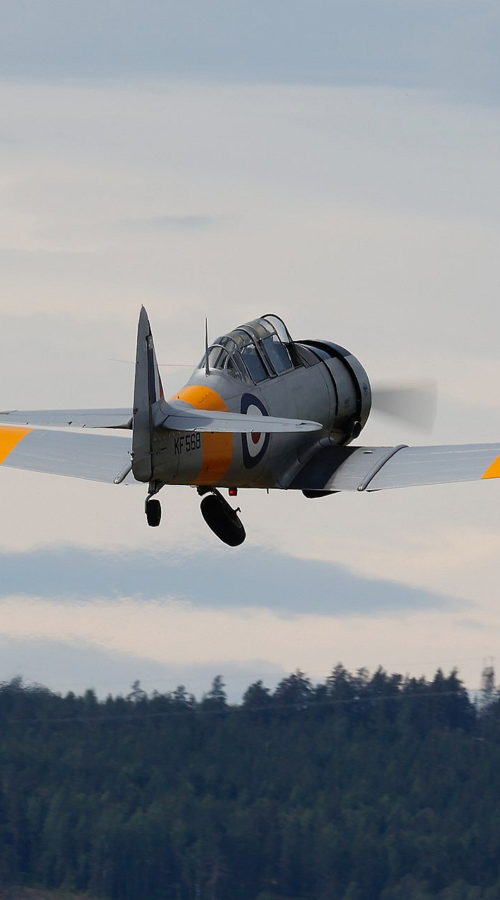 Flytur med Harvard veteranfly
