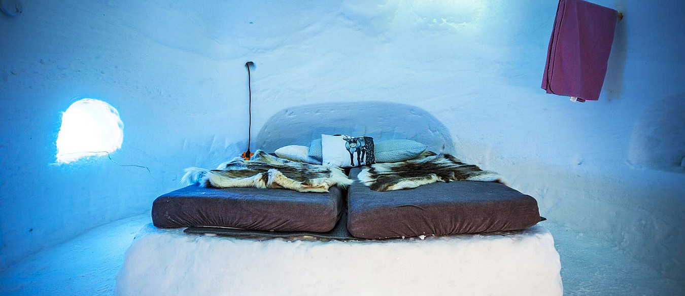 Snøhotell med femretters