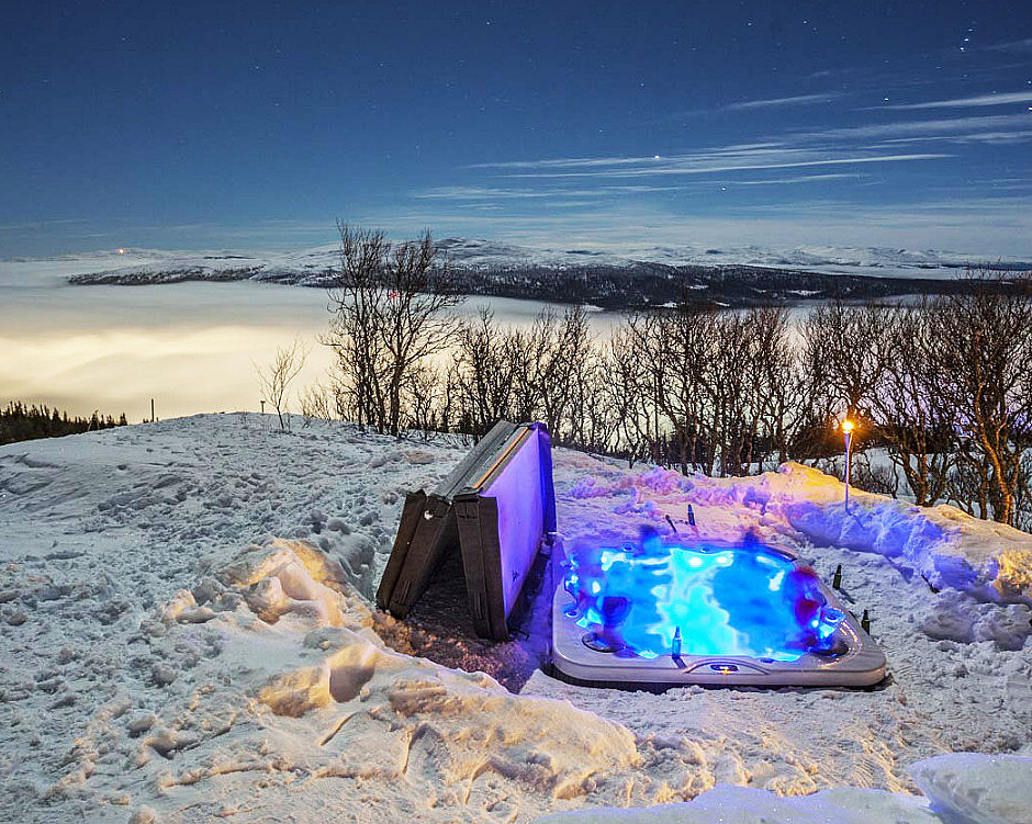 Snøhotell med femretters