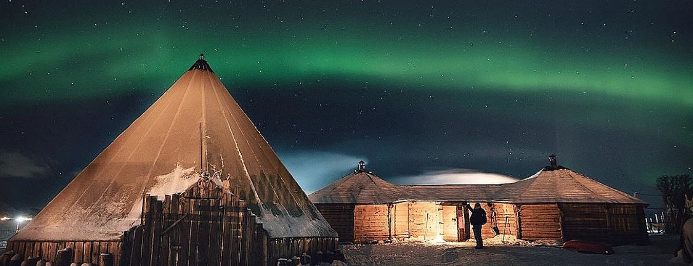 Reinsdyrsafari med middag og nordlys