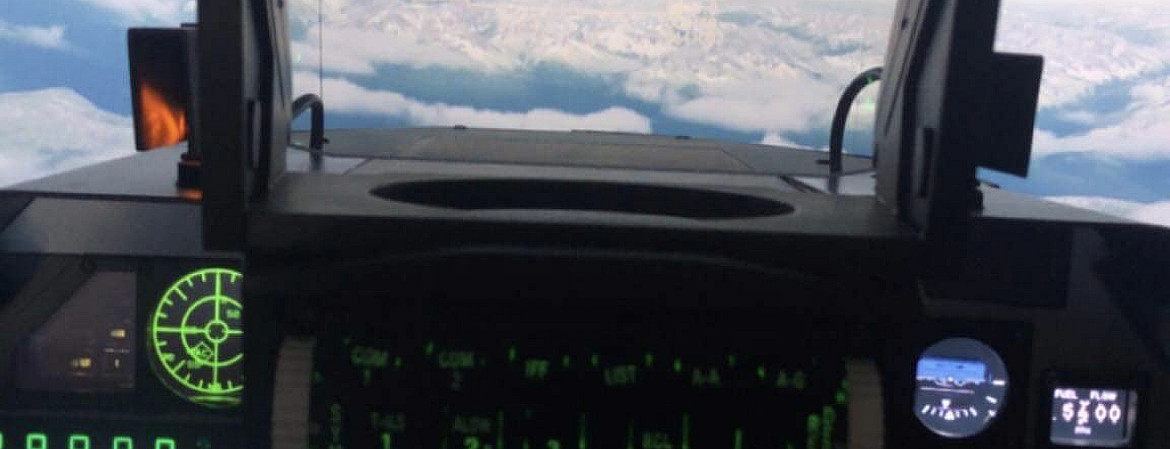 Virtuell F-16 pilot for en dag