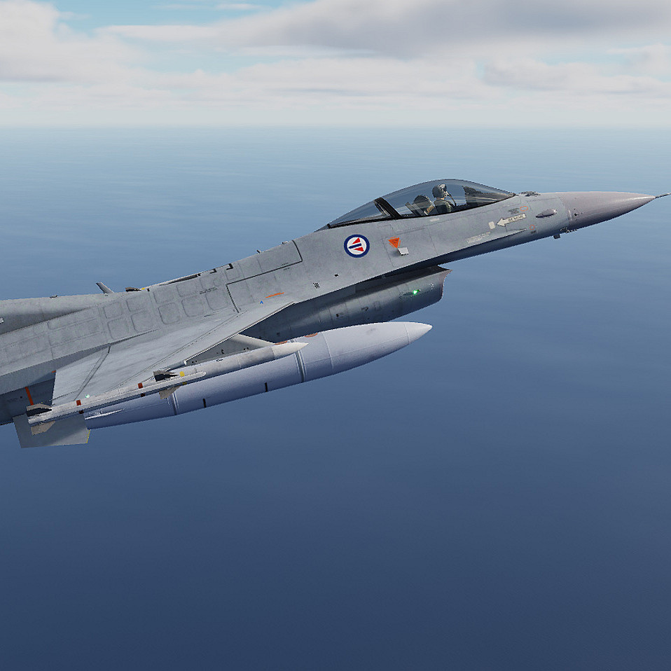 Fly F-16 simulator
