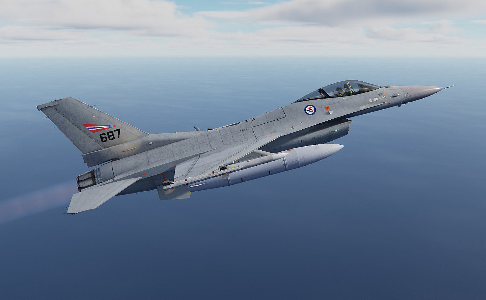 Fly F-16 simulator