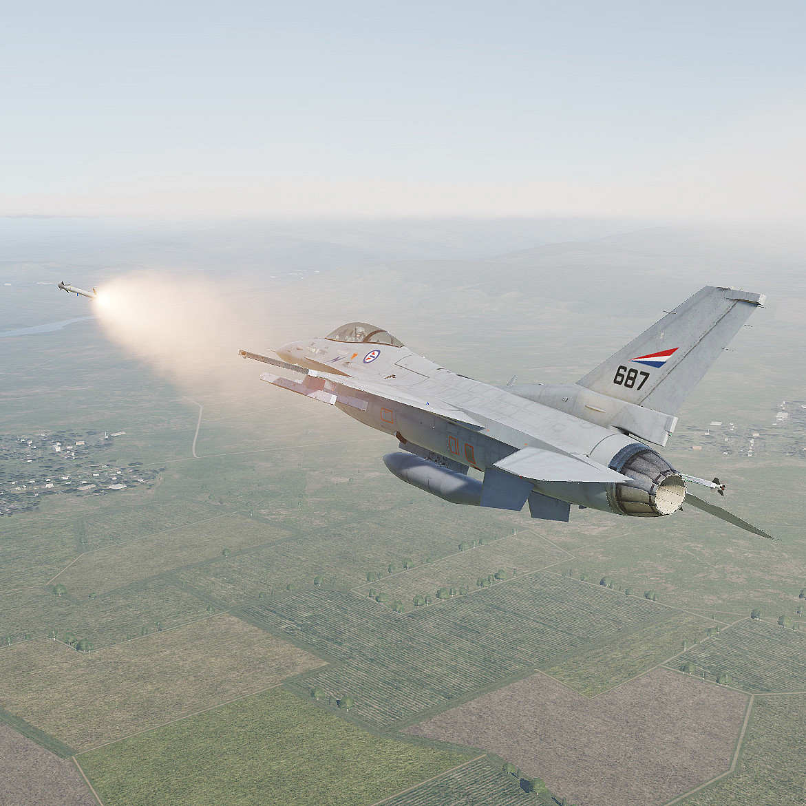 Fly F-16 simulator