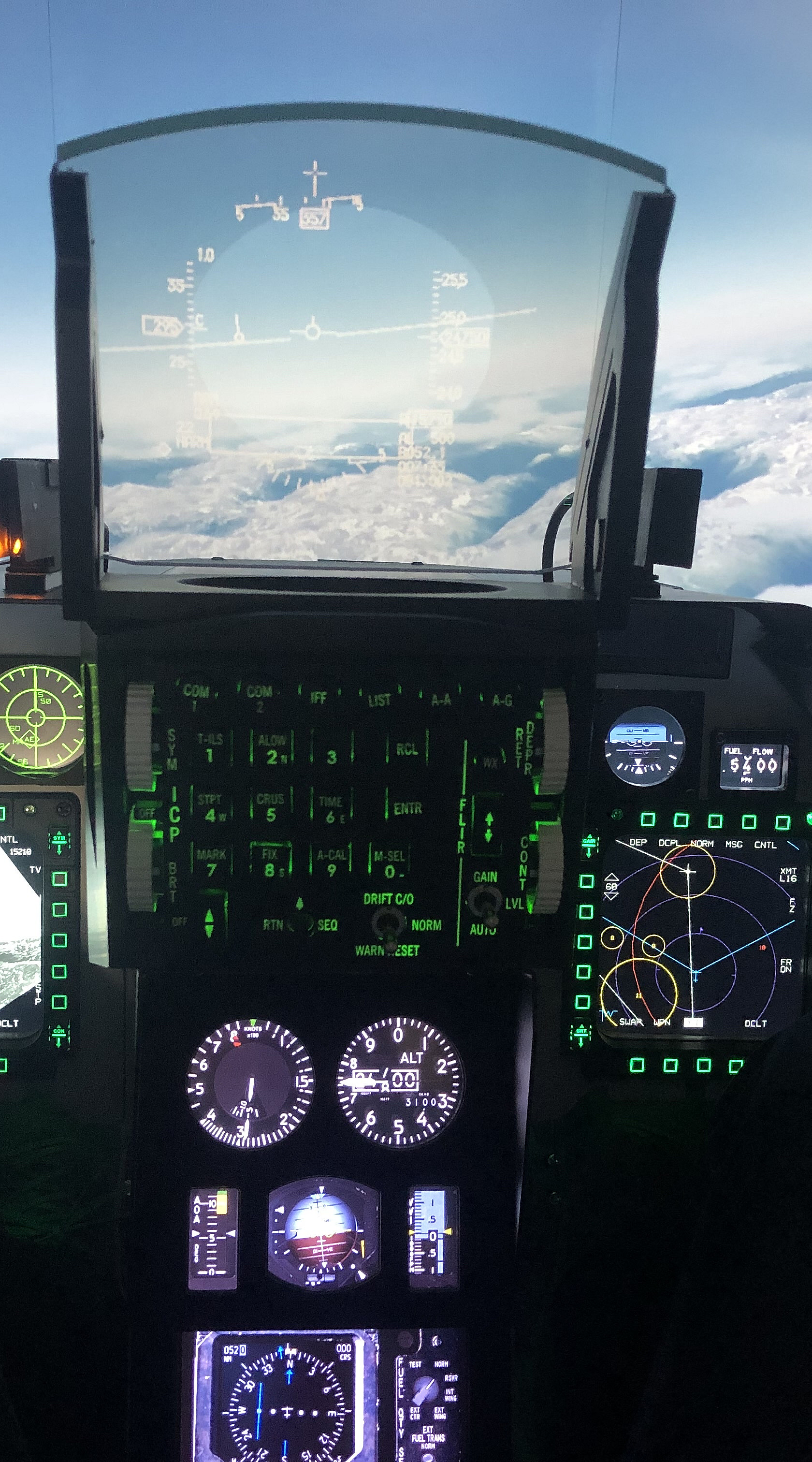 Fly F-16 simulator