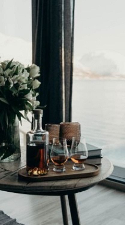 Arctic fjordcabins med jacuzzi