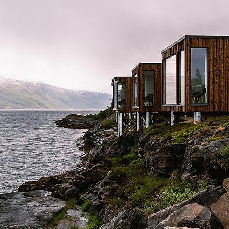 Arctic fjordcabins med jacuzzi