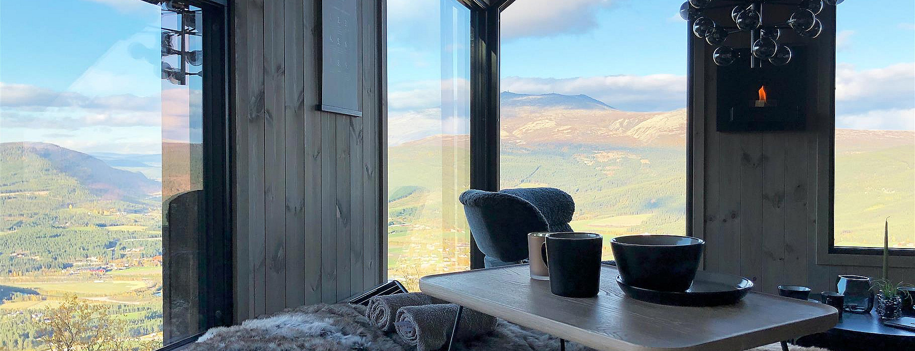Natt i fjelltopphytte