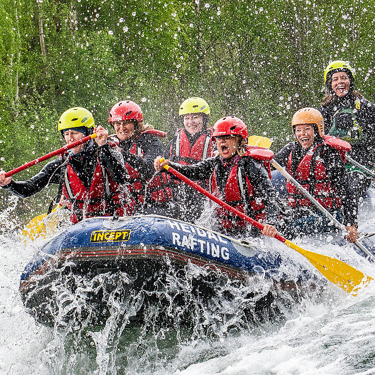 Rafting og Via Ferrata