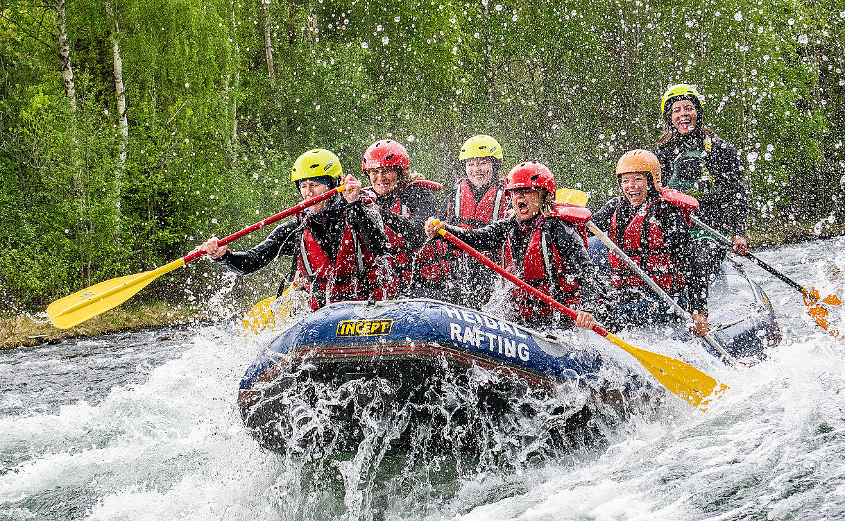 Rafting og Via Ferrata
