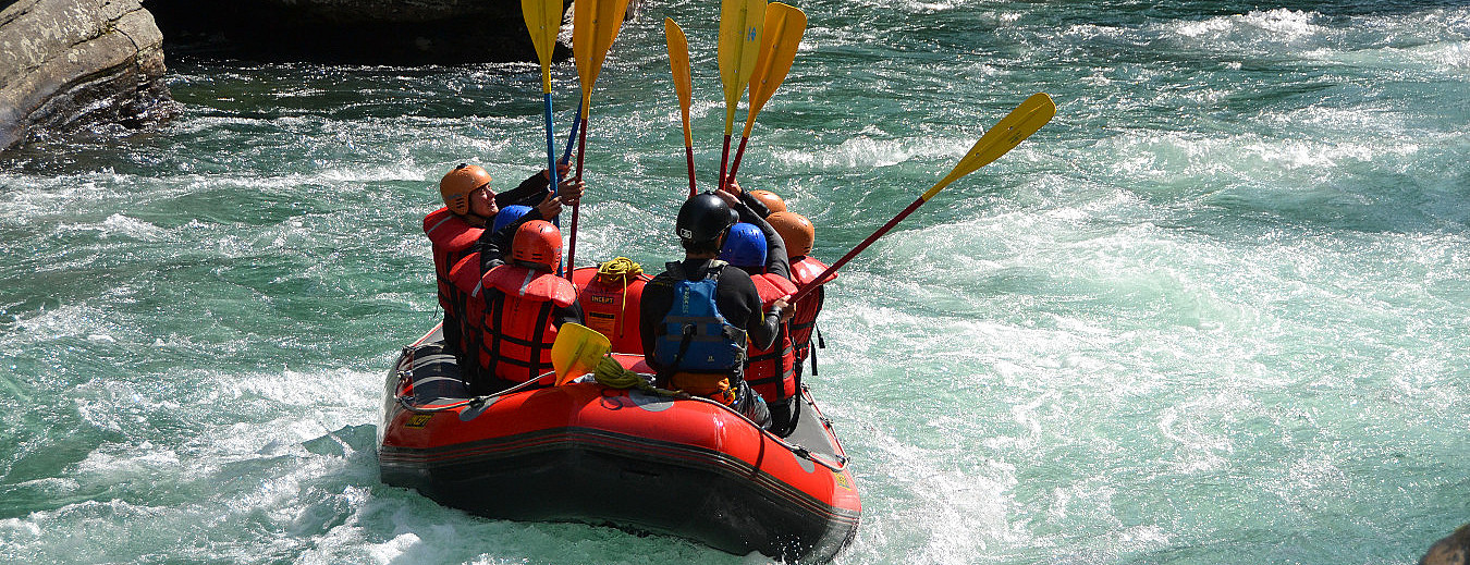 Rafting og Via Ferrata