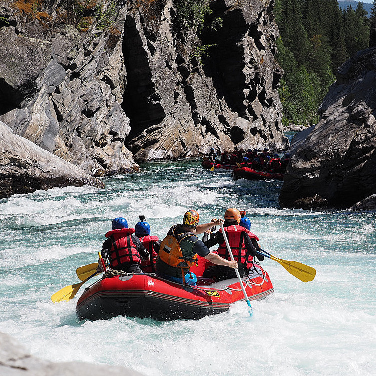 Rafting og Via Ferrata