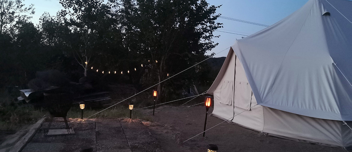 Glamping & alpakkavandring