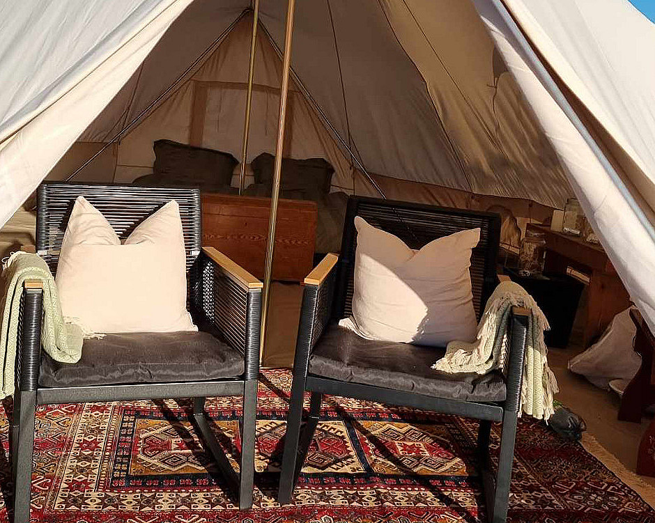 Glamping & alpakkavandring