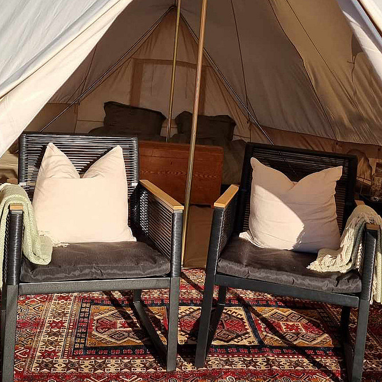Glamping & alpakkavandring