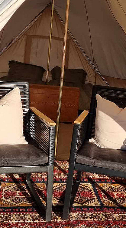 Glamping & alpakkavandring