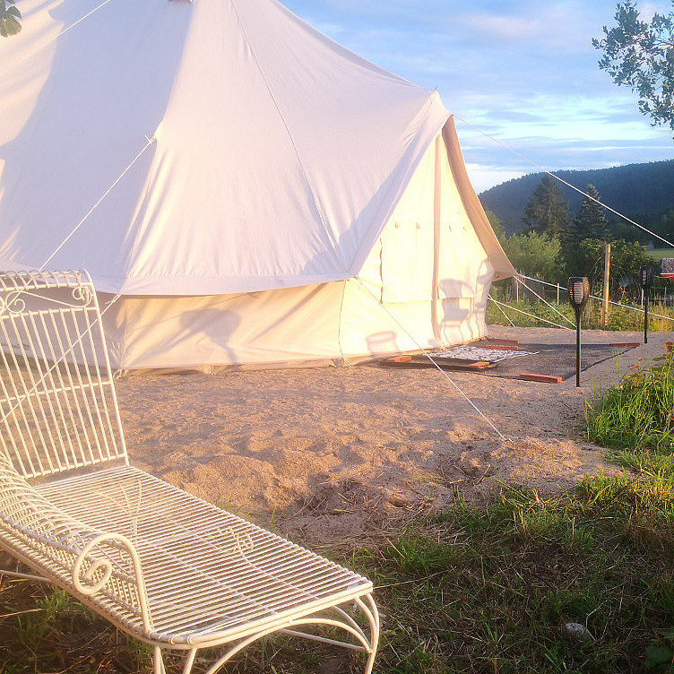 Glamping & alpakkavandring