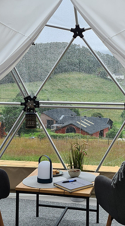 Dome Glamping & alpakkavandring