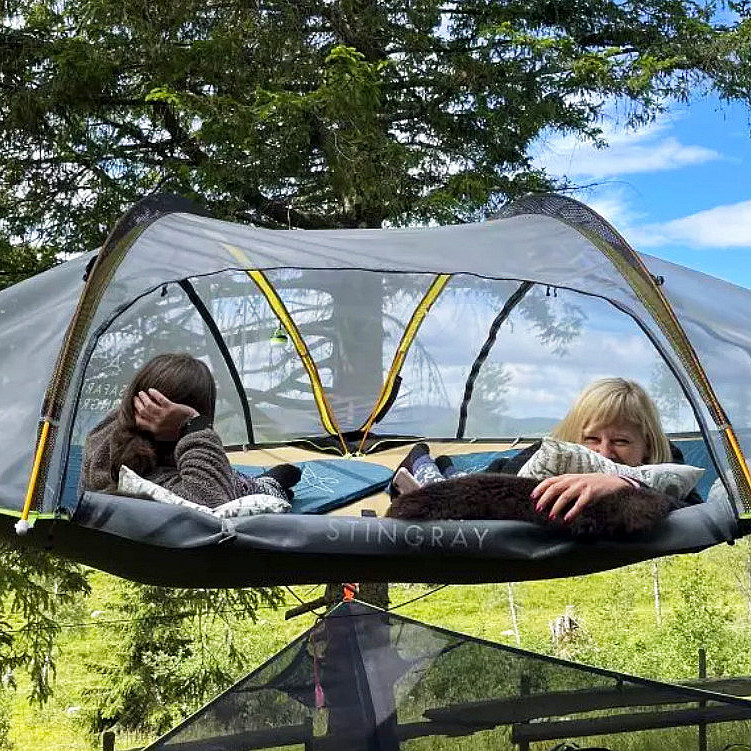 Sveveteltglamping