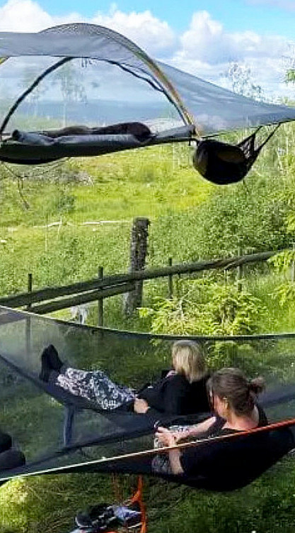 Sveveteltglamping