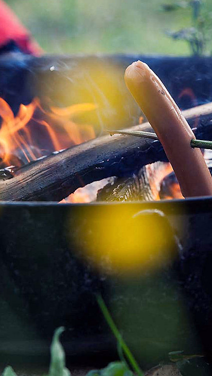Svevetelt med gapahuk og grill - image 3