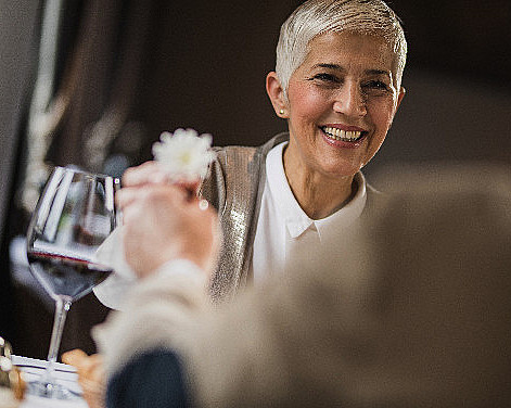 Restaurantbesøk for to