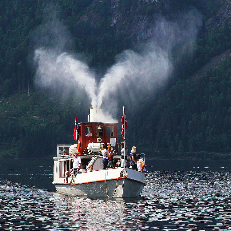 Cruisetur med dampskip