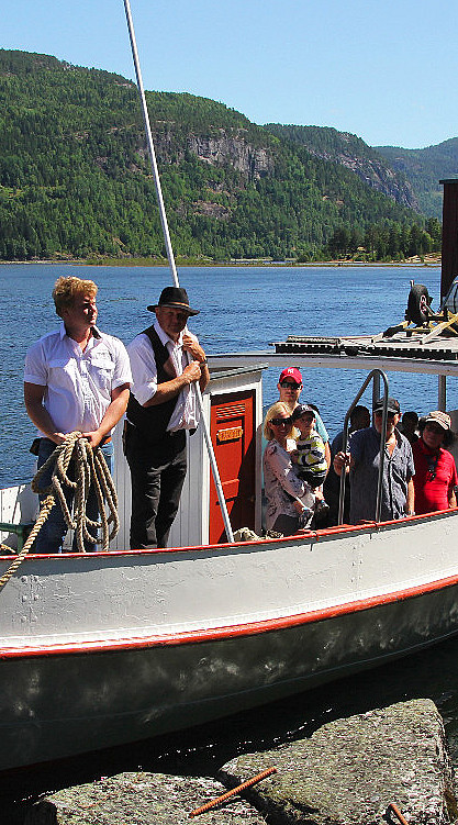 Cruisetur med dampskip