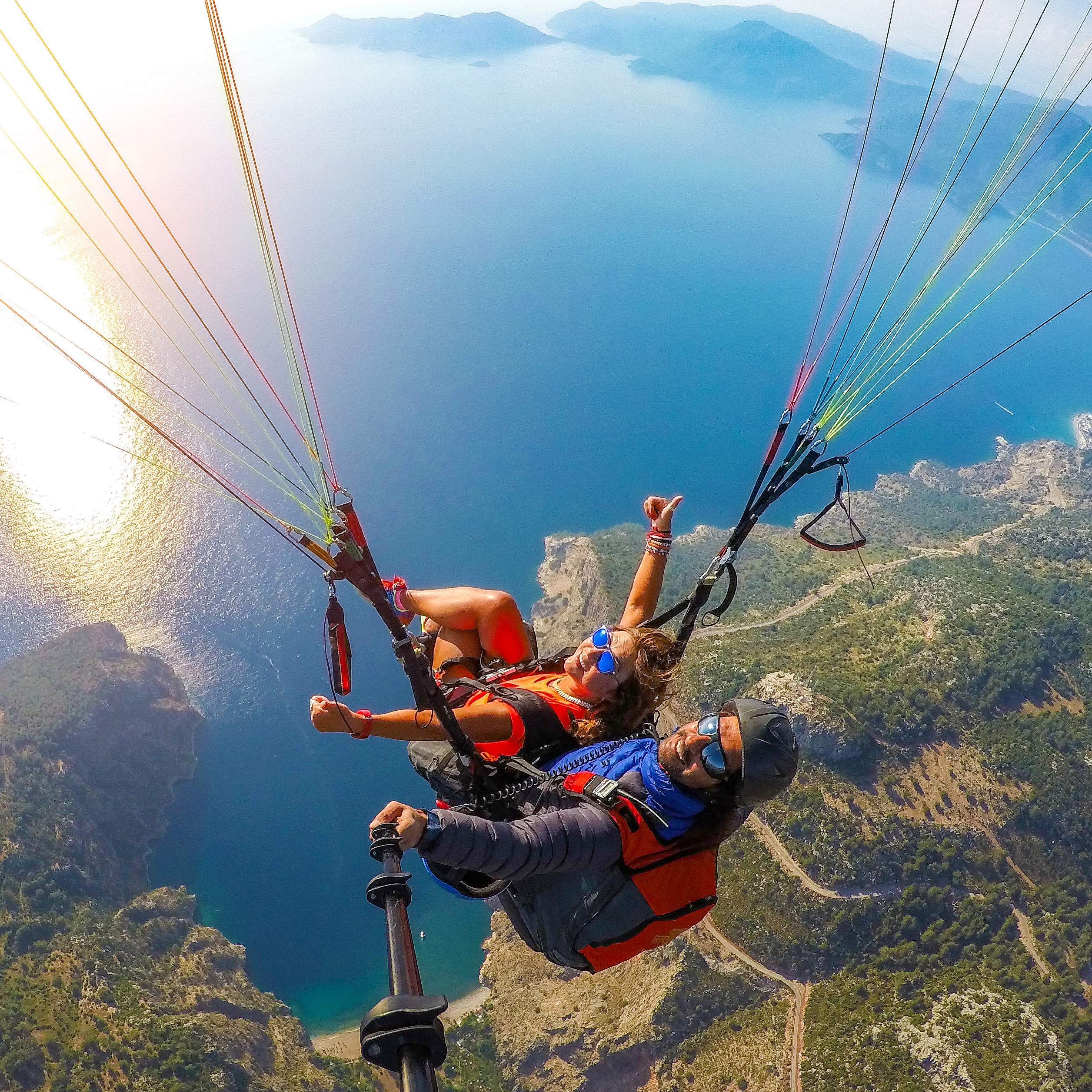 Paragliding tandem