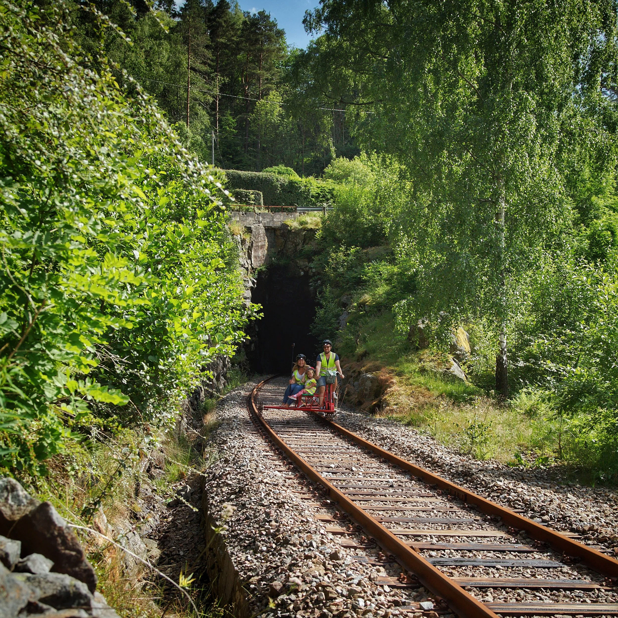 Elektrisk dresintur for familien