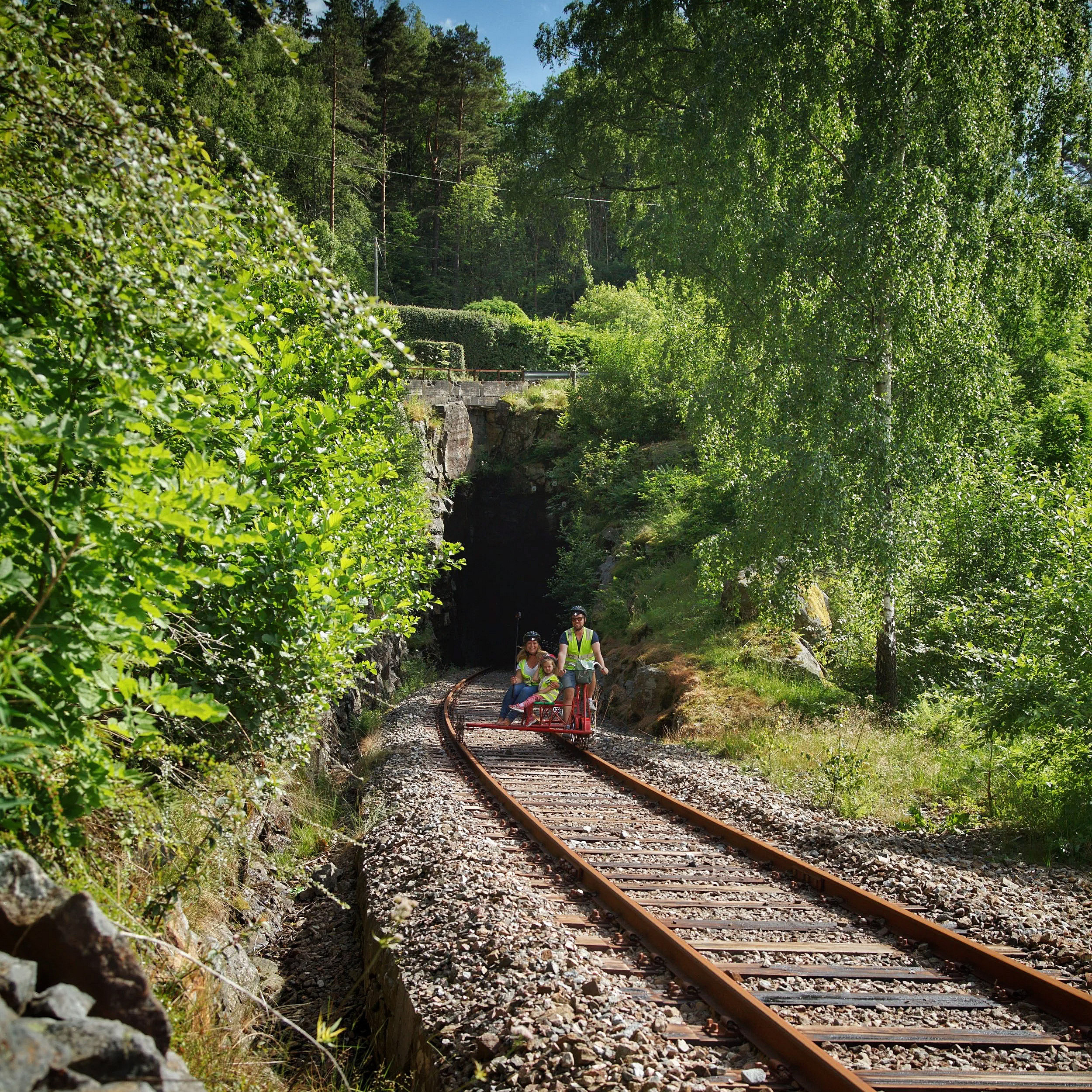 Elektrisk dresintur for familien