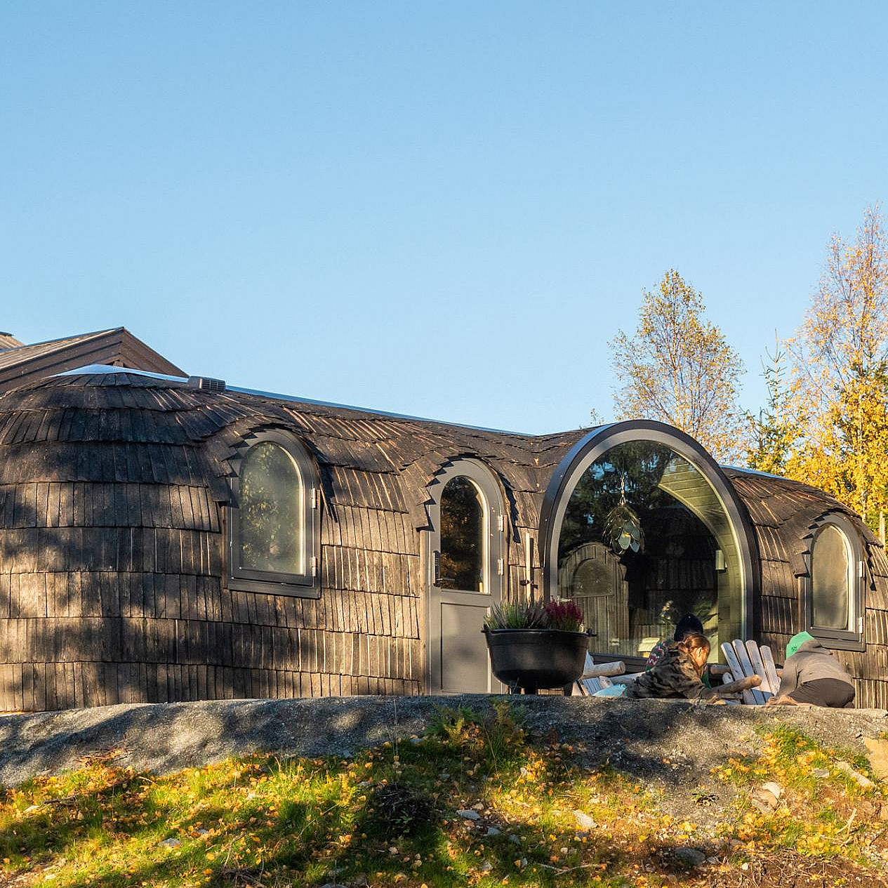 Overnatting i Igloohut