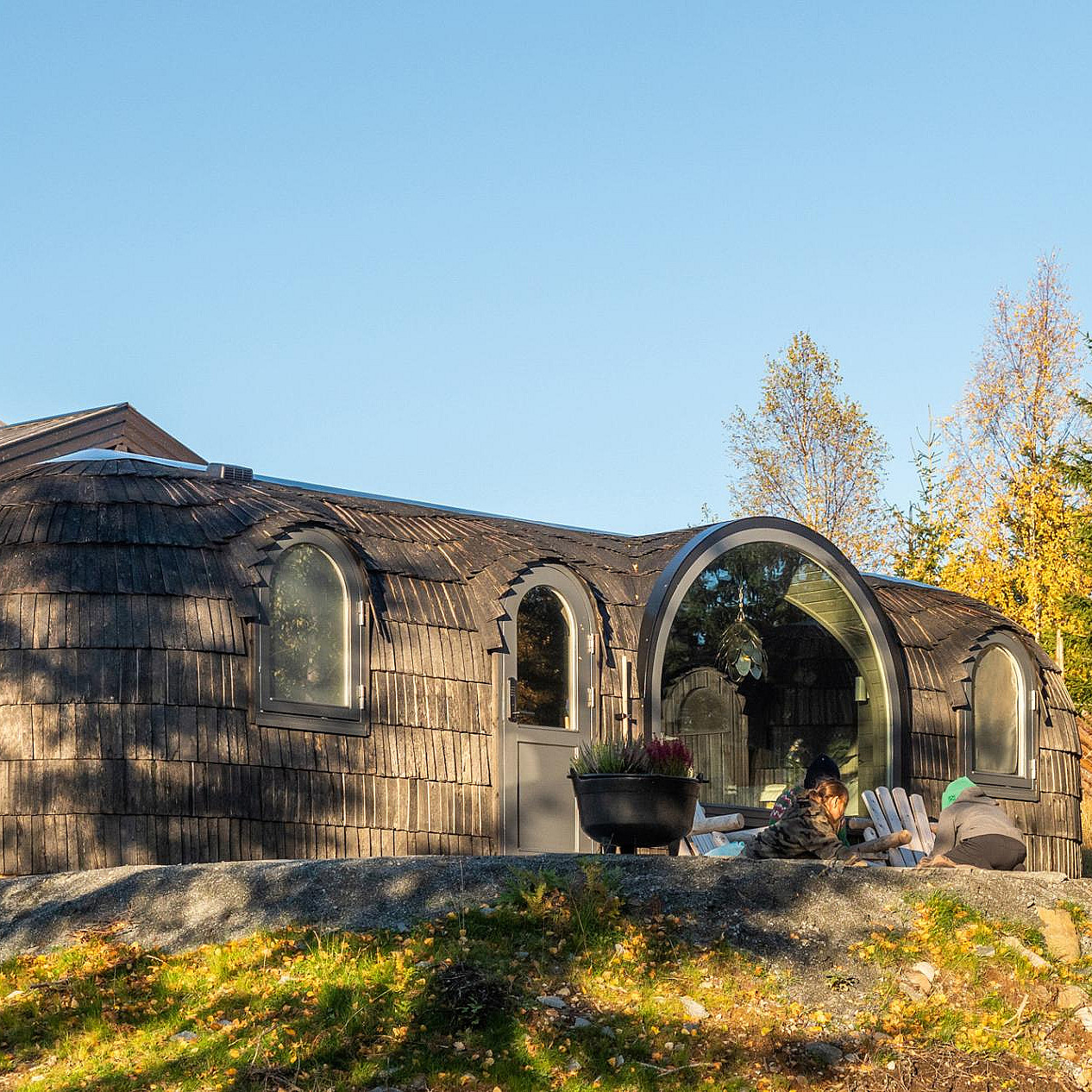 Overnatting i Igloohut