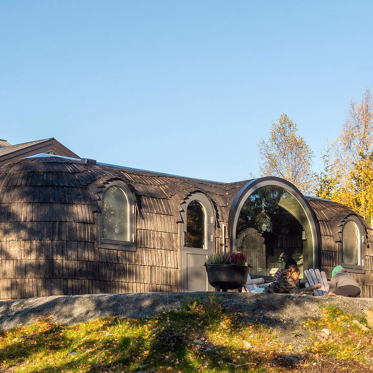 Overnatting i Igloohut