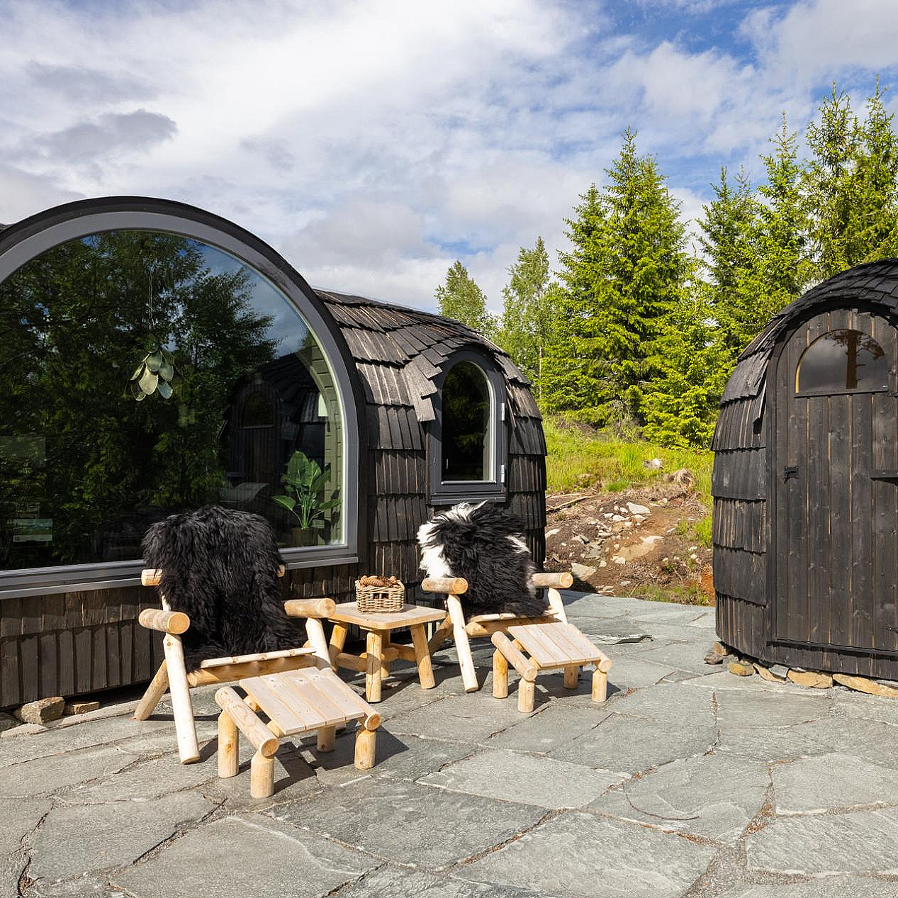 Overnatting i Igloohut