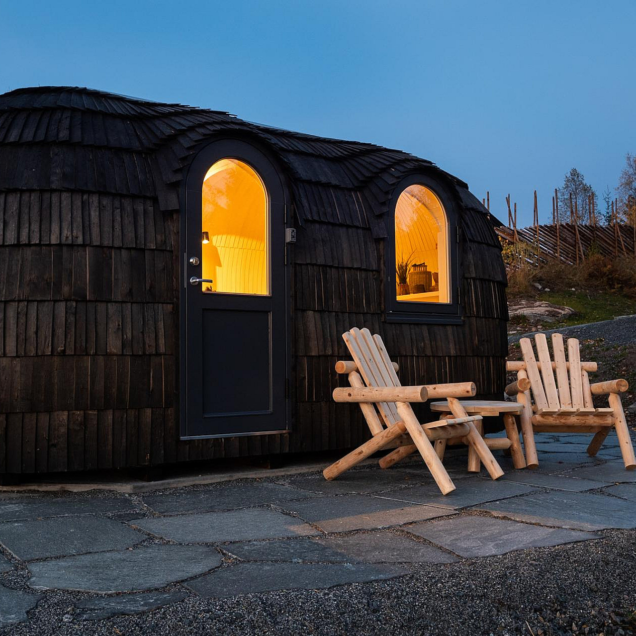 Overnatting i Igloohut
