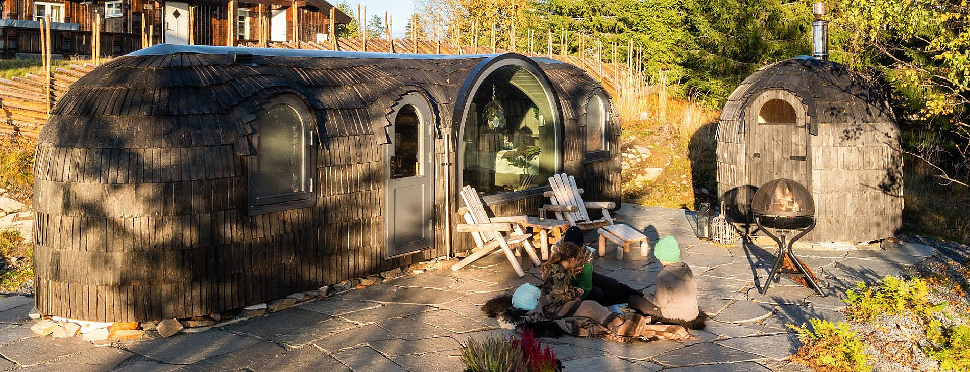 Overnatting i Igloohut