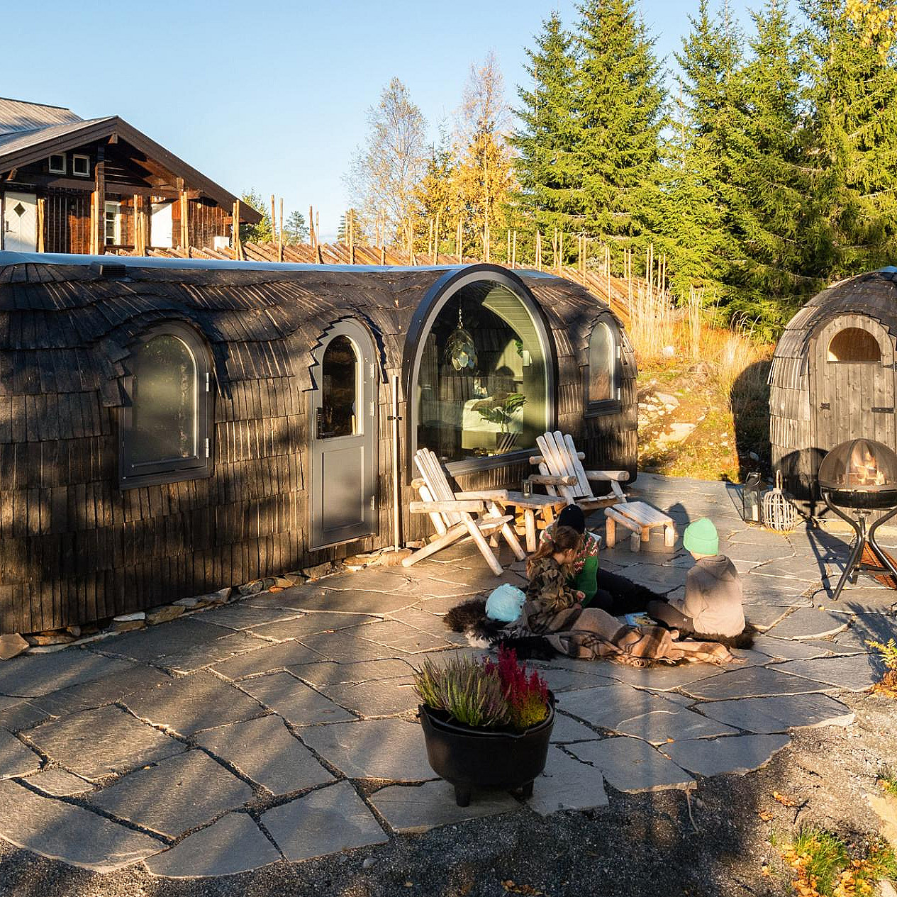 Overnatting i Igloohut