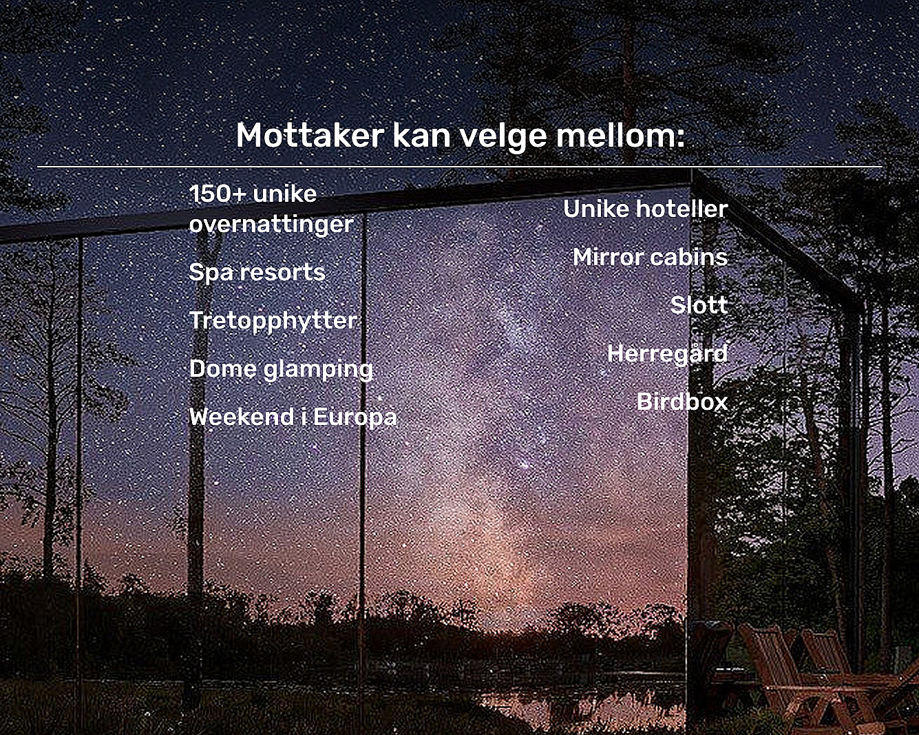 Unike overnattinger