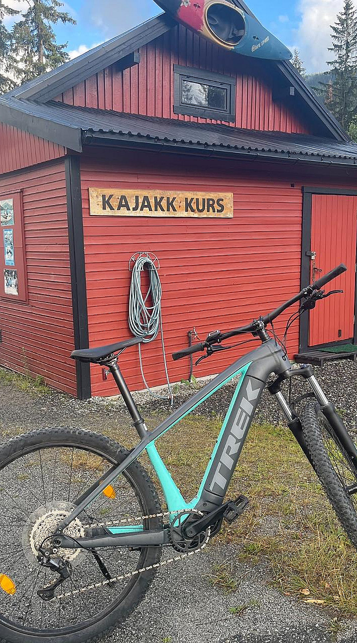 Sjoa elektrisk sykkeltur